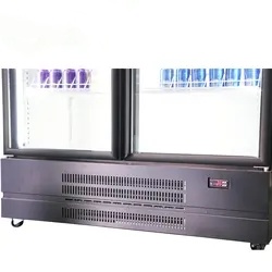 BETFIS Factory 623L Two Glass Door Display Refrigerator Perfect for Commercial Use in Supermarkets