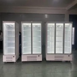 BETFIS Factory 623L Two Glass Door Display Refrigerator Perfect for Commercial Use in Supermarkets