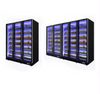 BETFIS Factory Manufacturer OEM ODM Supermarket Upright 3 Glass Doors Big Capacity Upright Display Cold Drink Refrigerator Fridge