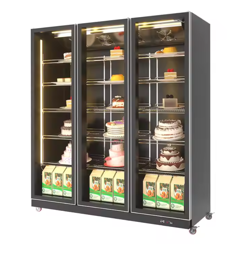 SC1353 Vertical Upright Drink Glass Door Freezer Display Beverage Cola Cooler Refrigerator Fridge for Supermarket with CE CB RoHS ETL Certificate