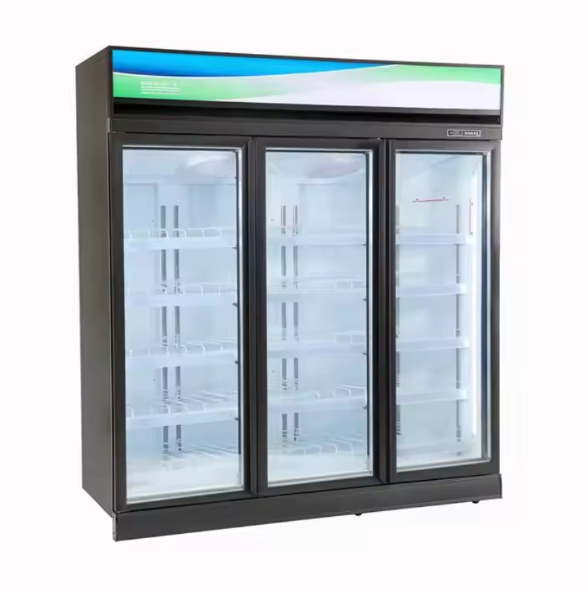 BETFIS SC1353 1353L Commercial Freezer 3 Glass Door Display Refrigerator Showcase Upright Beer Beverage Cooler with CE CB RoHS ETL Certificate