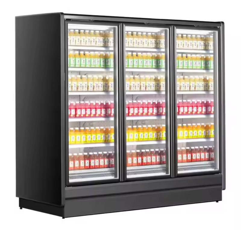 BETFIS SC1353 Classic Type Drink Display Showcase Beverage Fridge Triple Glass Door Commercial Refrigerator Cooler