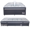 Island Chiller Open Type Refrigerator Chest Display Freezer for Supermarket Shop Store with Air Cooling System