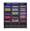 BETFIS Commercial OEM ODM 3 Doors Counter Top Beverage Fridge Beer Display Cooler Refrigerator