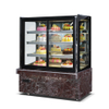 Standard Carton Packaging Fruit Chiller Cake Cooler Bakery Showcase Cabinet Display with Sliding Tempered Glass Door R290 Refrigeration
