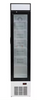 160L Double or Triple Pane Safety Glass Vertical LED Light Showcase Display Fridge