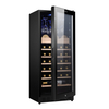Freestanding Wine Fridge with 160 Capacity Bottles Intelligent Temperature Memory for Optimal Wine Storage