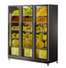 BETFIS Commercial OEM ODM 3 Doors Counter Top Beverage Fridge Beer Display Cooler Refrigerator