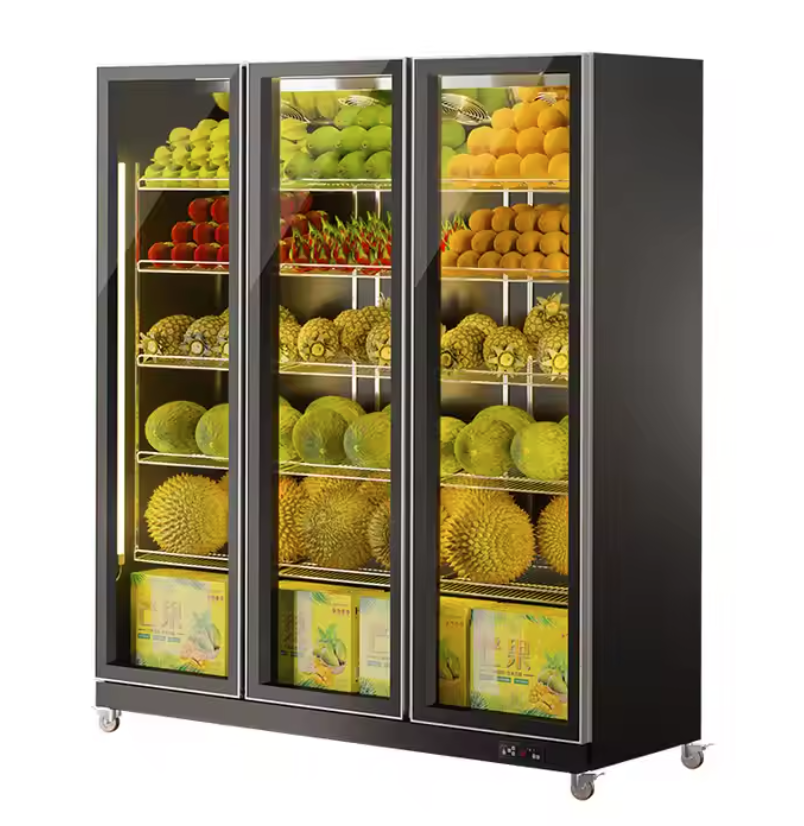BETFIS Commercial OEM ODM 3 Doors Counter Top Beverage Fridge Beer Display Cooler Refrigerator