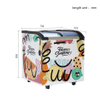 Good Price Factory Commercial 220L Curved Sliding Glass Door Ice Cream Chest Freezer with CE CB ETL Certificate