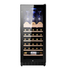 Freestanding Wine Fridge with 160 Capacity Bottles Intelligent Temperature Memory for Optimal Wine Storage