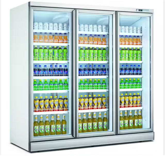 BETFIS Commercial OEM ODM 3 Doors Counter Top Beverage Fridge Beer Display Cooler Refrigerator