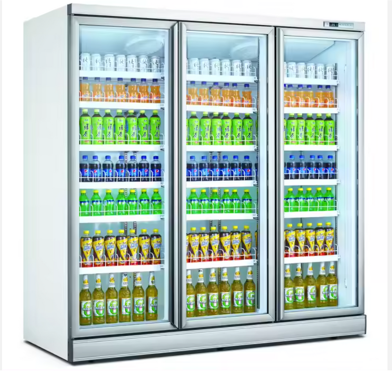 BETFIS Commercial OEM ODM 3 Doors Counter Top Beverage Fridge Beer Display Cooler Refrigerator