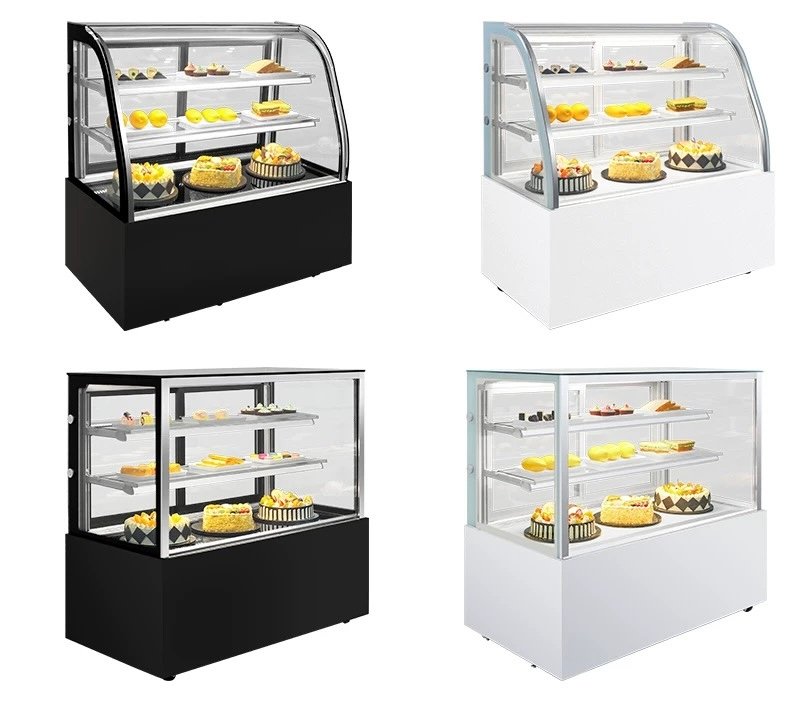 Air Cooling System Cake Display Freezer Counter Showcase with OEM ODM Factory Production Good Hot Sales Quality
